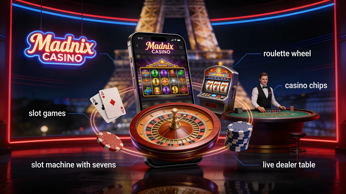 À propos de l'application Madnix Casino — madnix casino en France